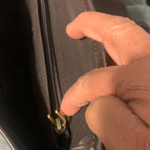 Coach Signature Brown Men's Messenger Bag - Picture 4 of 6